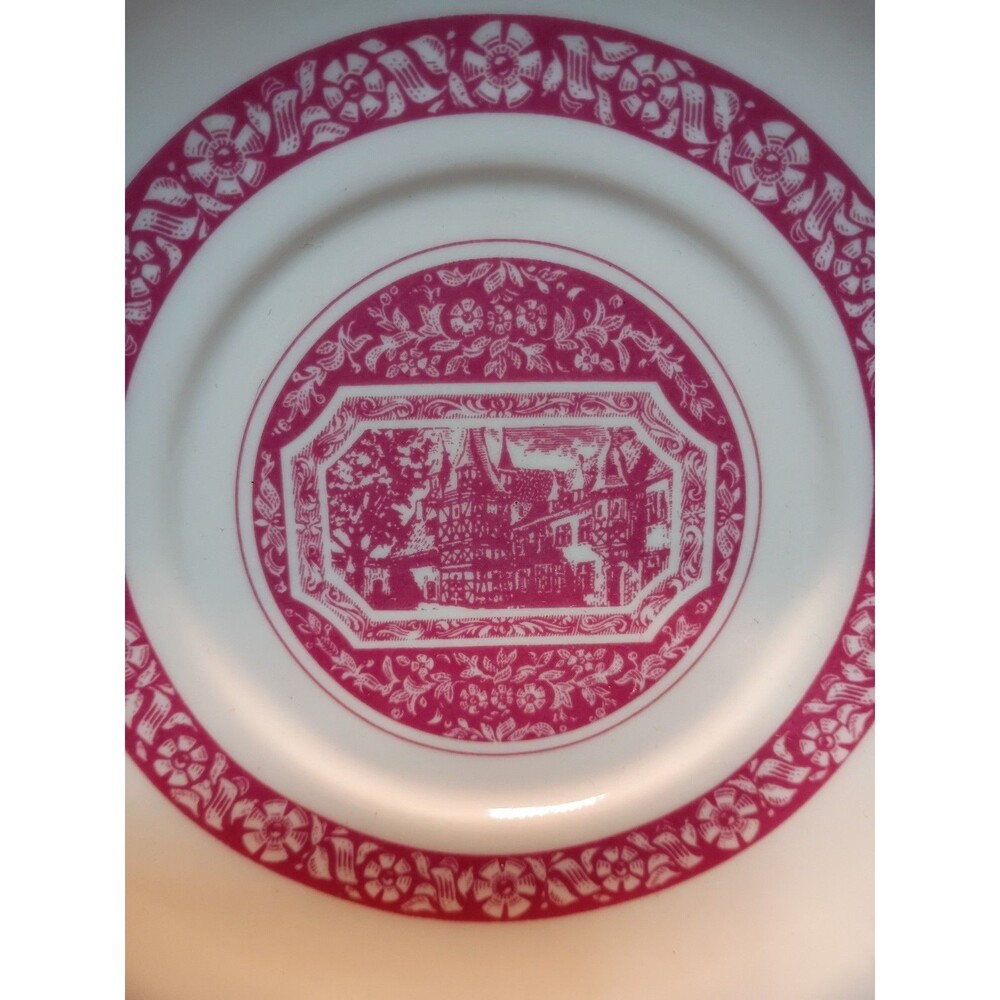 Vintage German Porcelain Saucers (3),Heinrich For Rudesheimer Kaffee, 6.5” - Picture 8 of 13